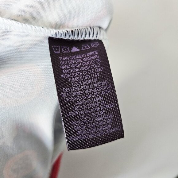 Hale Bob Short Sleeve Floral Dress Size M Leopard Print Brocade Lace Trip EUC - Picture 4 of 5